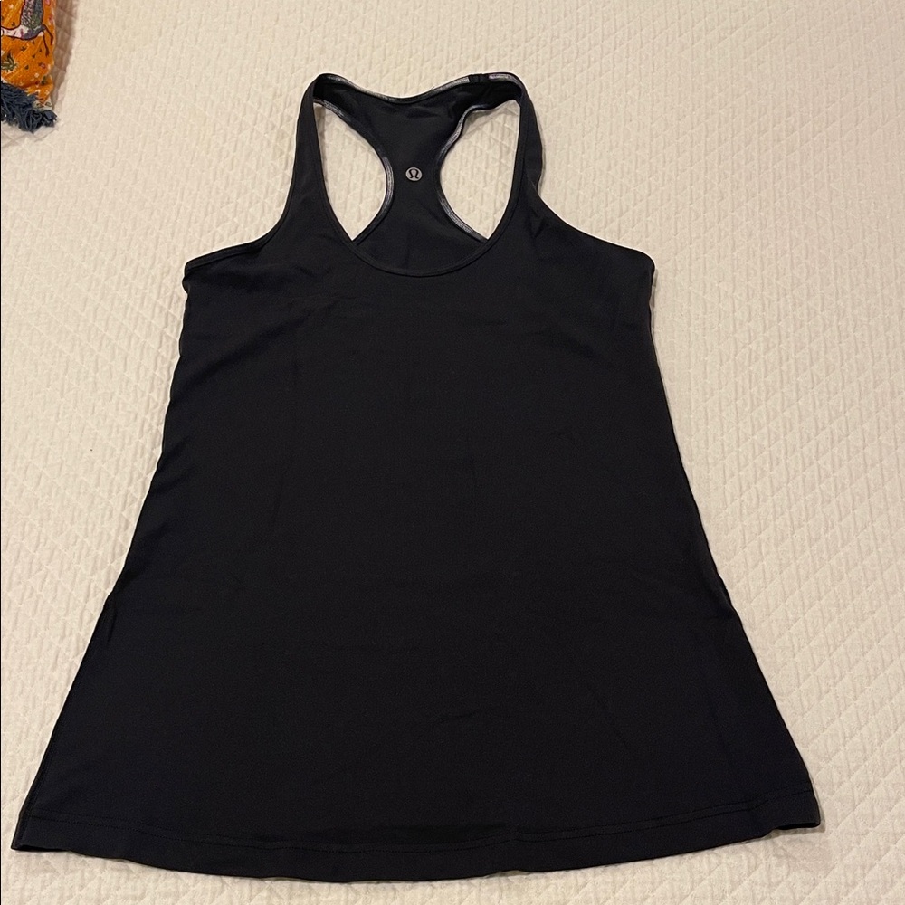lululemon athletica Black Racerback Tank Top